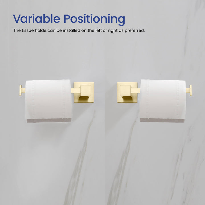 Quadra 5-Piece Bathroom Hardware Set in 1