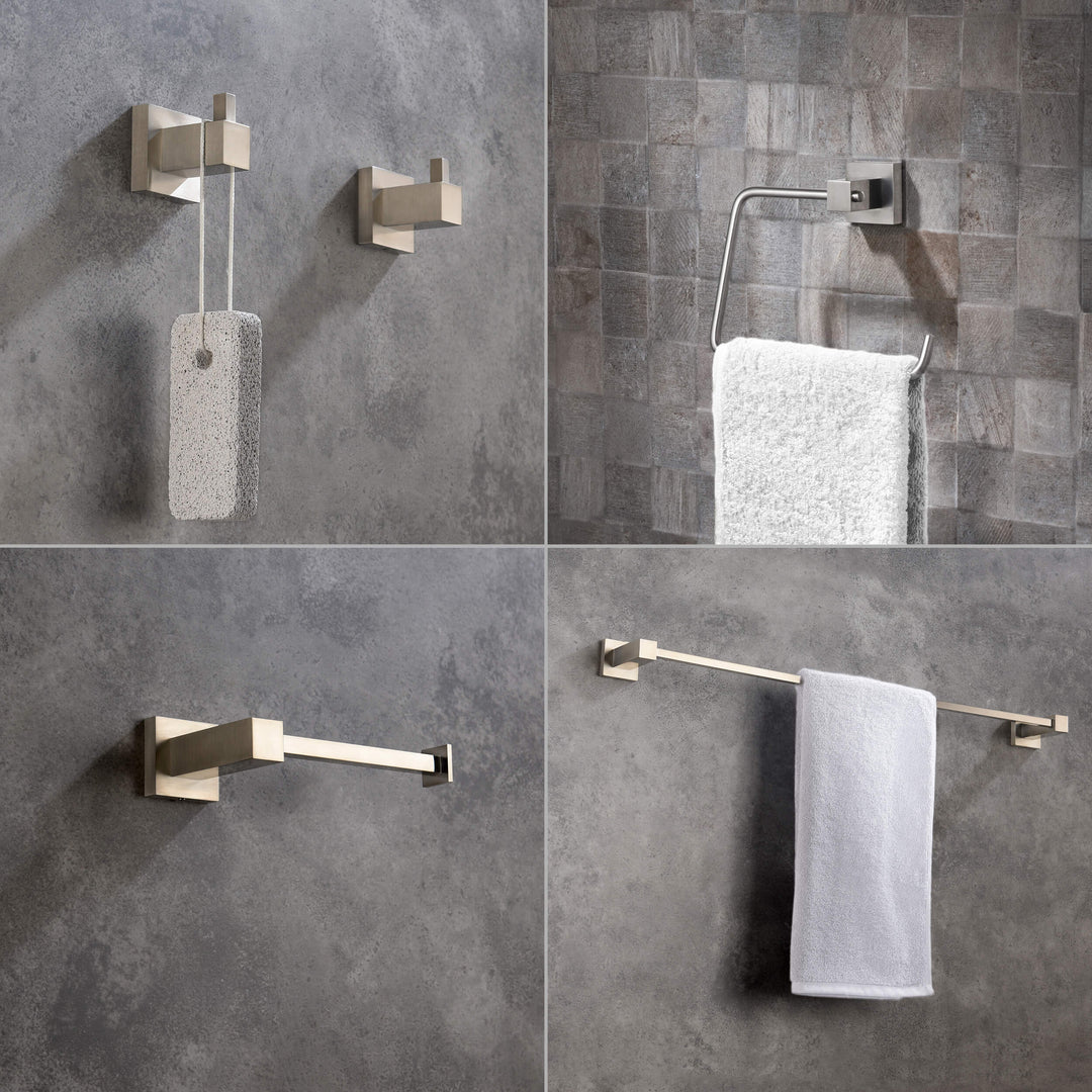 Quadra 5-Piece Bathroom Hardware Set in 1