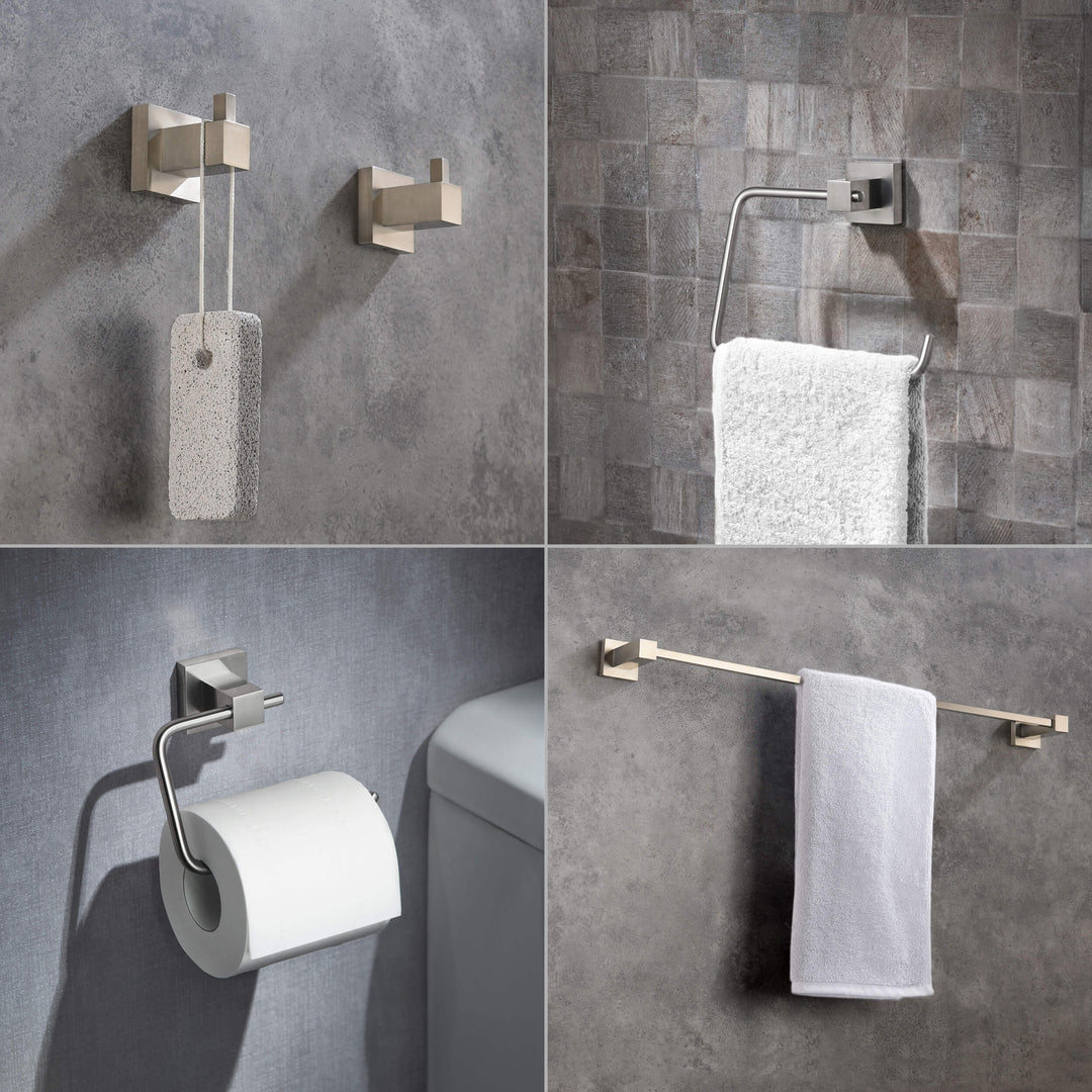 Quadra 5-Piece Bathroom Hardware Set in 2
