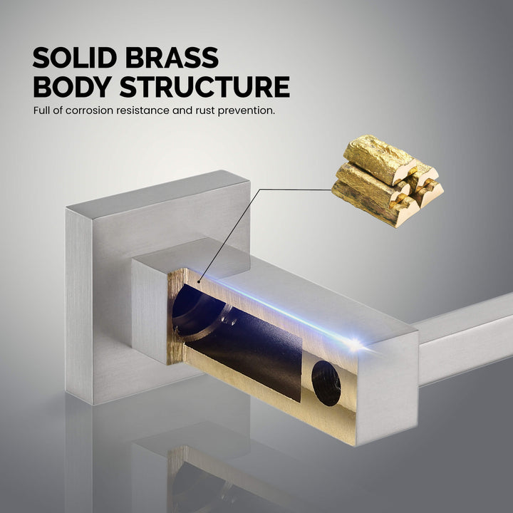 Quadra 5-Piece Bathroom Hardware Set in 3