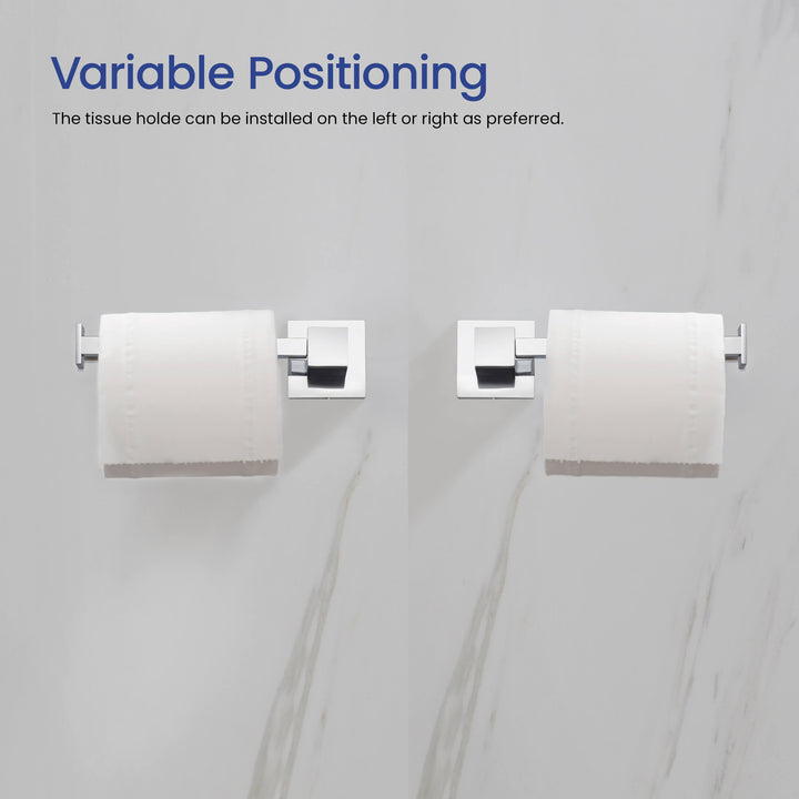 Quadra 5-Piece Bathroom Hardware Set in 1