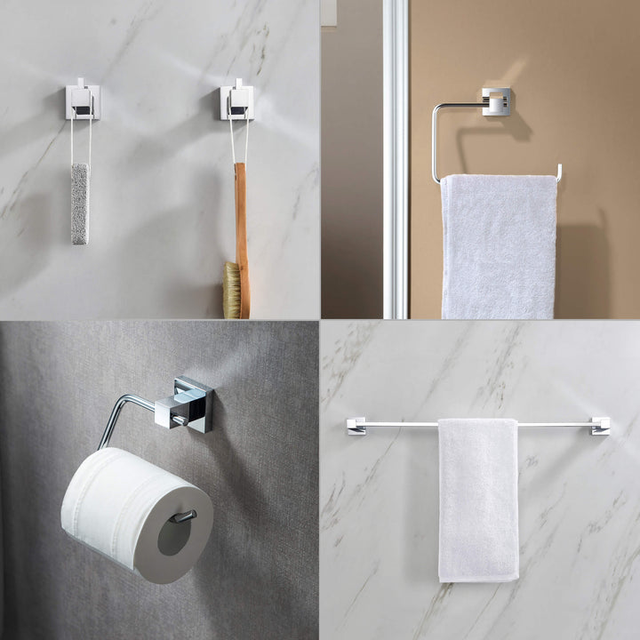 Quadra 5-Piece Bathroom Hardware Set in 2