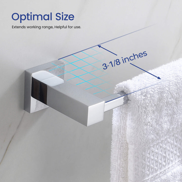 Quadra 5-Piece Bathroom Hardware Set in 2