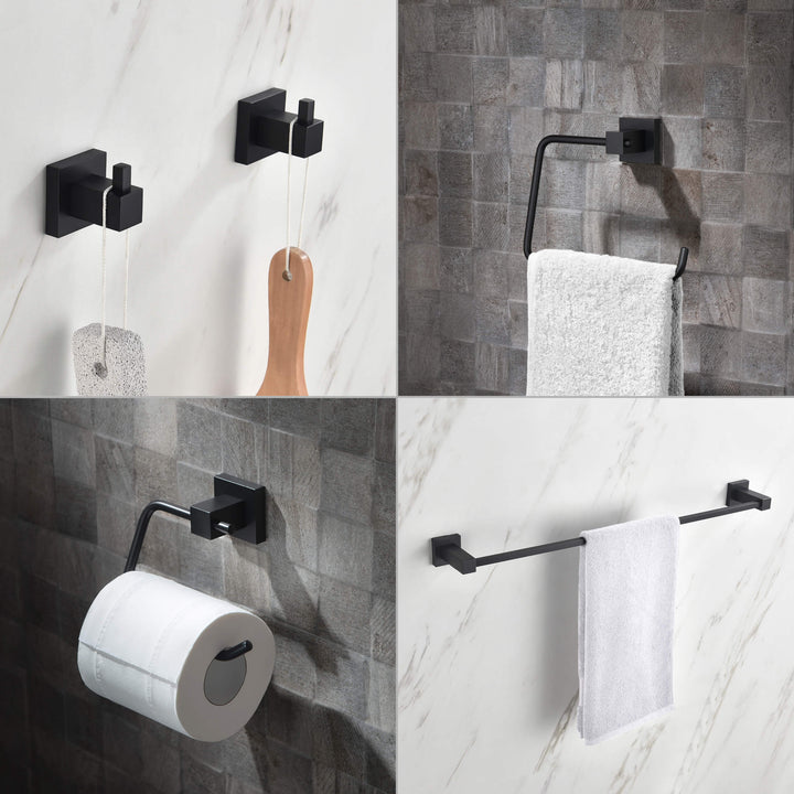 Quadra 5-Piece Bathroom Hardware Set in 2