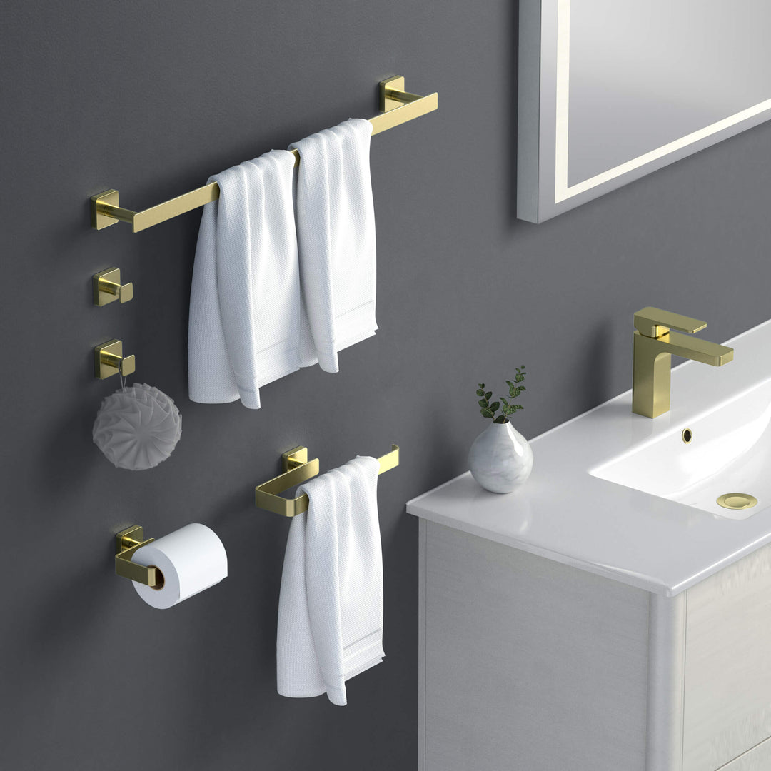 Fusion 5-Piece Bathroom Hardware Set