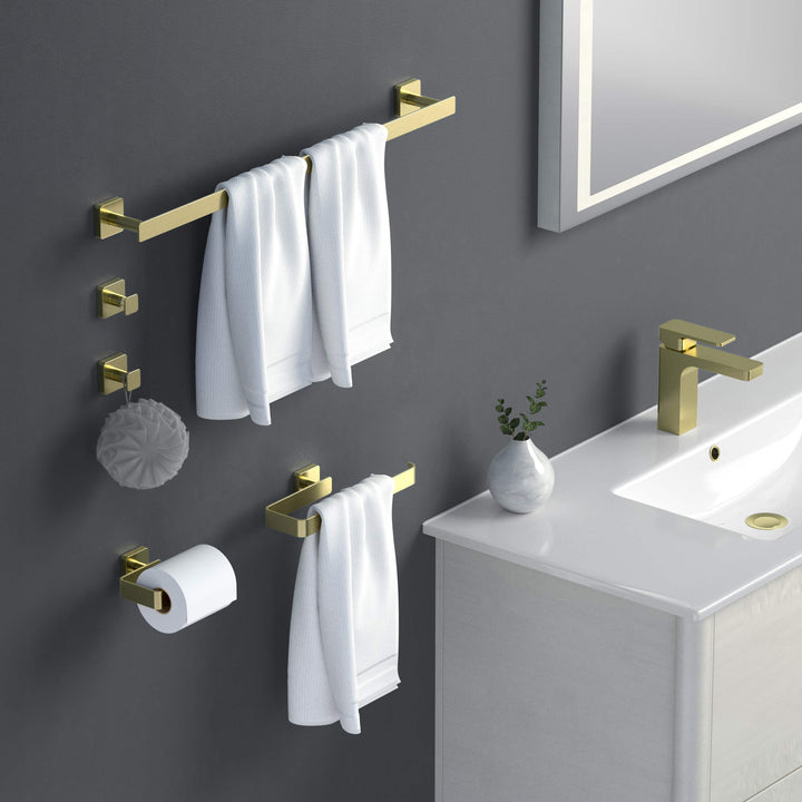 Fusion 5-Piece Bathroom Hardware Set