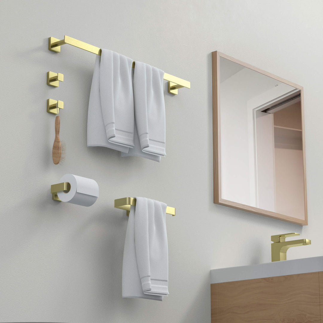 Fusion 5-Piece Bathroom Hardware Set