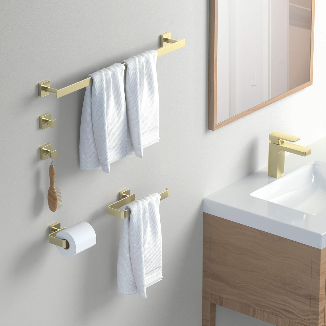 Fusion 5-Piece Bathroom Hardware Set