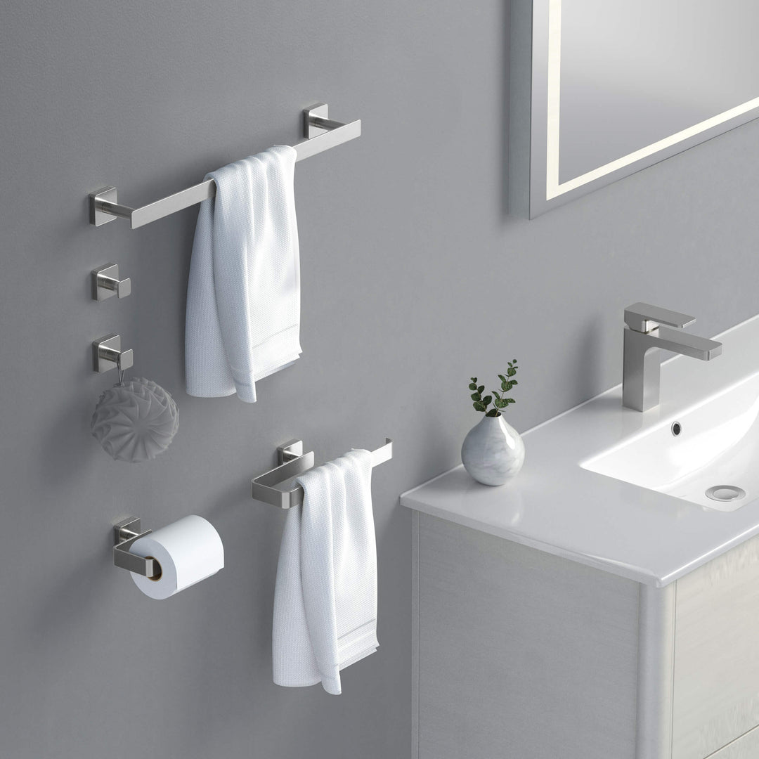 Fusion 5-Piece Bathroom Hardware Set in 1