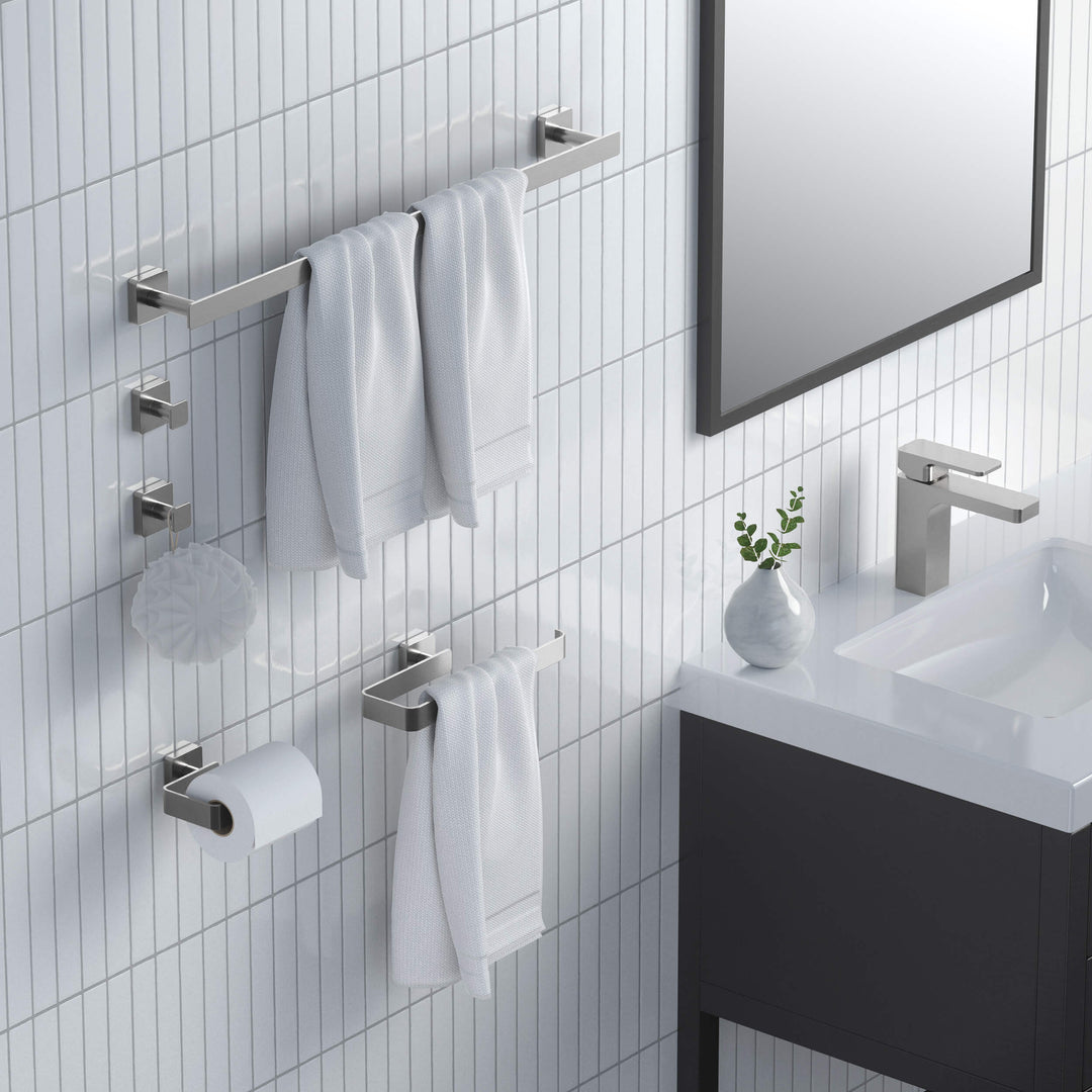 Fusion 5-Piece Bathroom Hardware Set