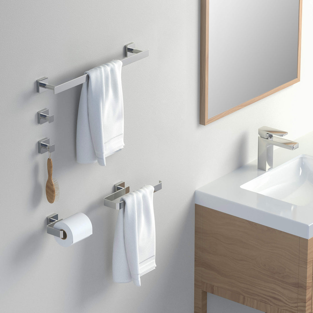 Fusion 5-Piece Bathroom Hardware Set in 1