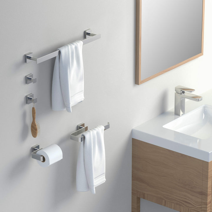 Fusion 5-Piece Bathroom Hardware Set in 1