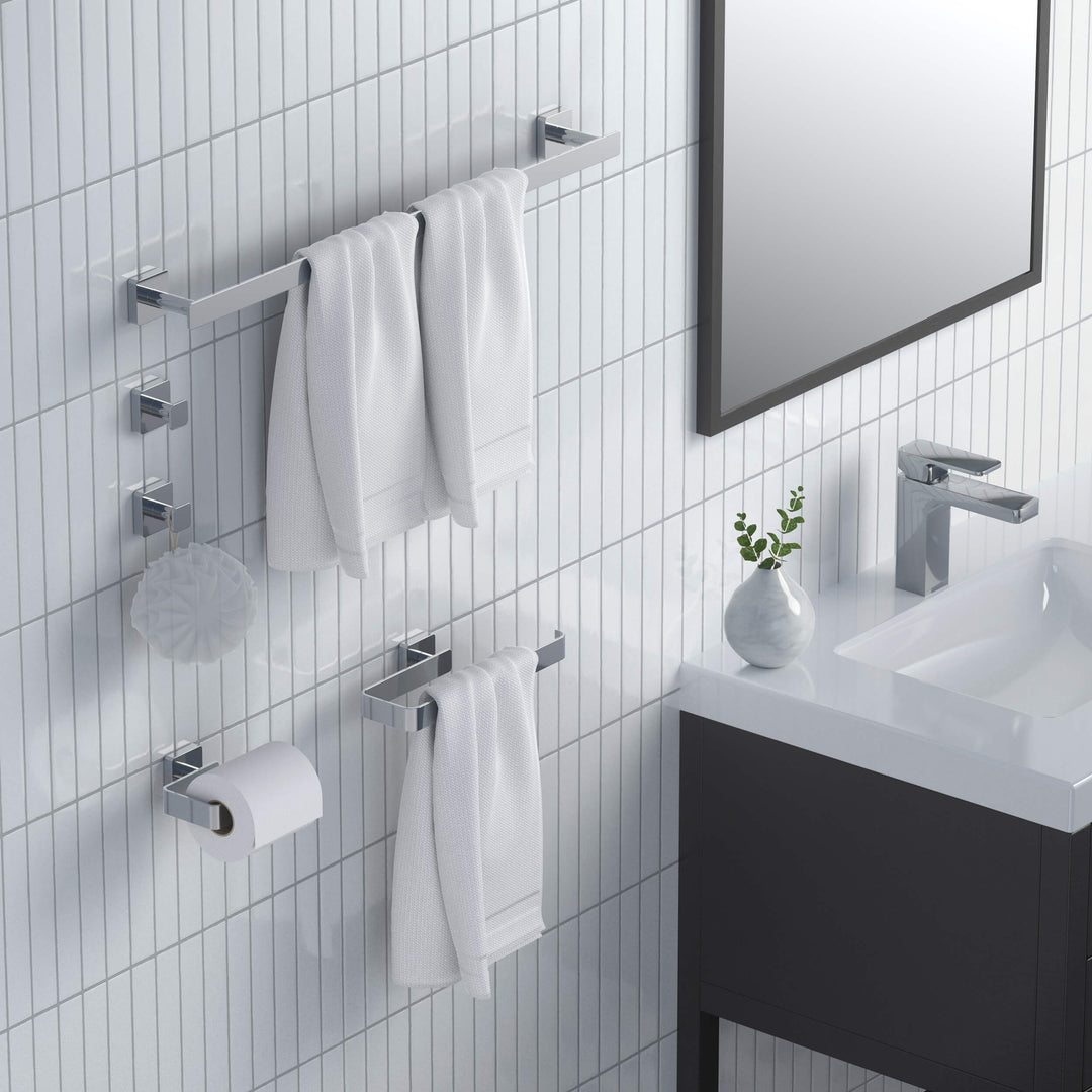 Fusion 5-Piece Bathroom Hardware Set