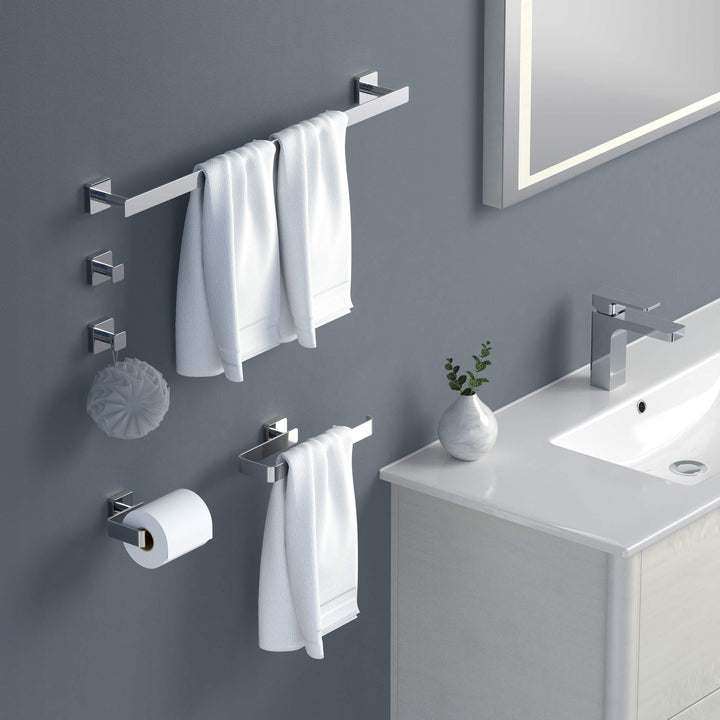 Fusion 5-Piece Bathroom Hardware Set