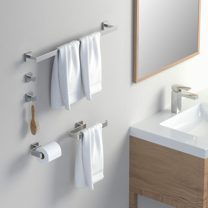 Fusion 5-Piece Bathroom Hardware Set