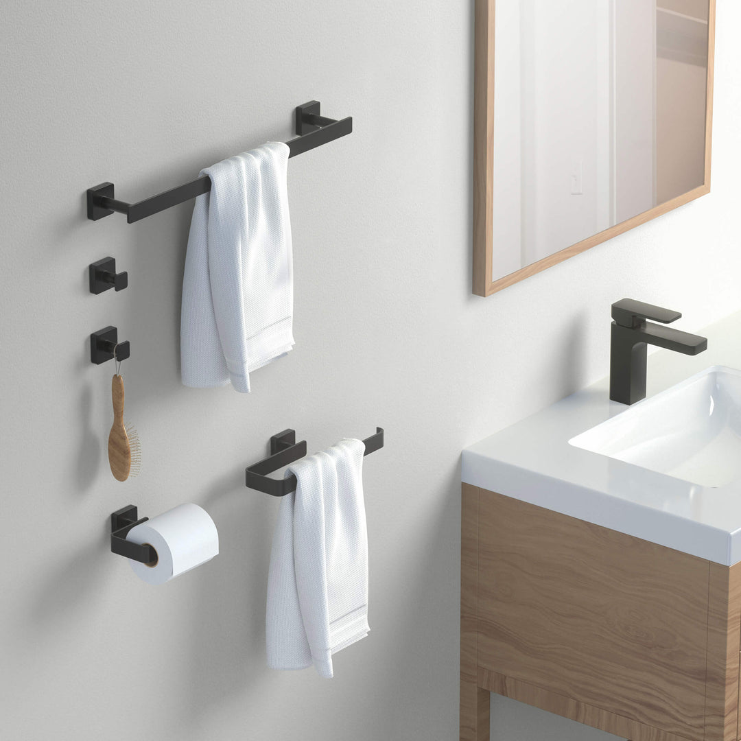 Fusion 5-Piece Bathroom Hardware Set in 1