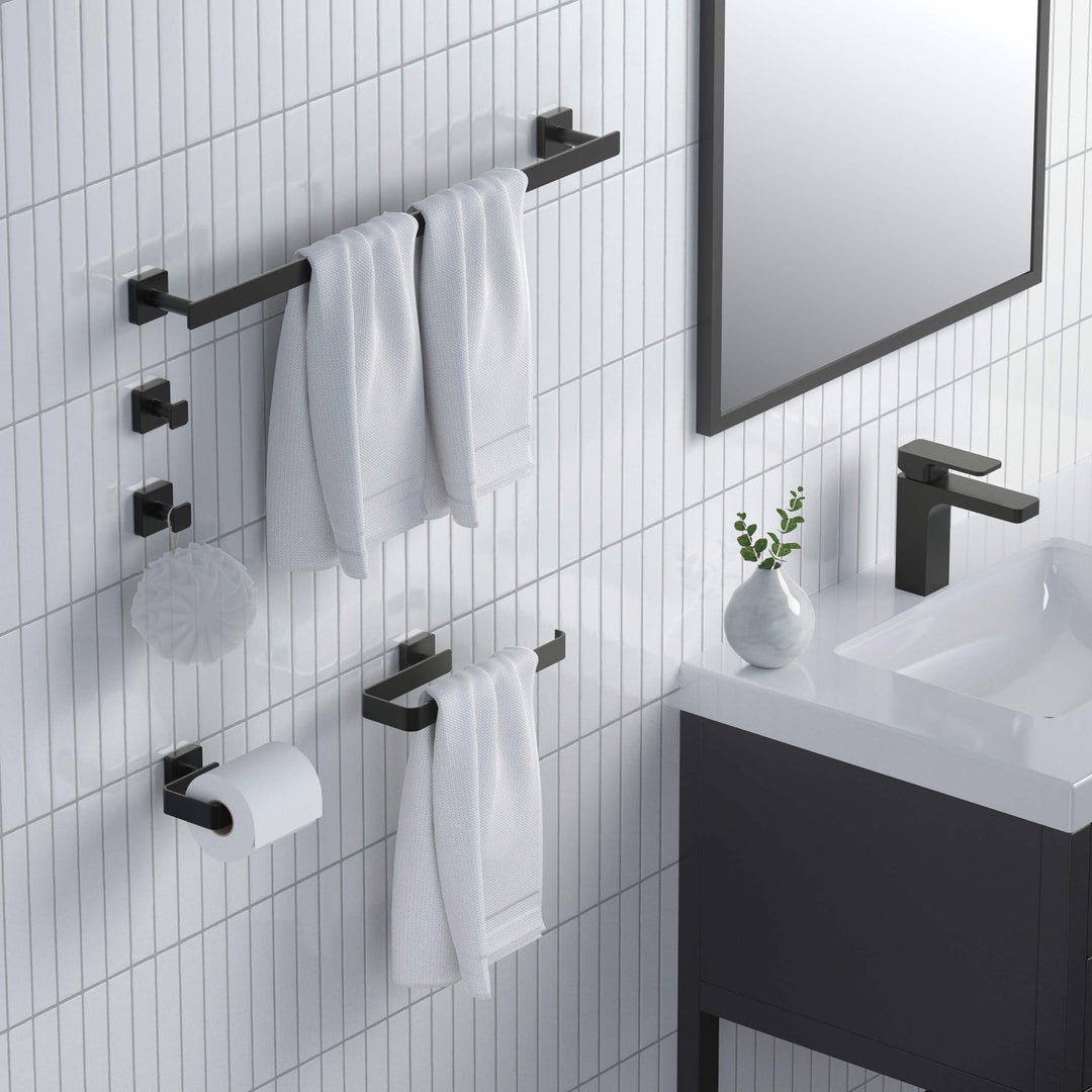 Fusion 5-Piece Bathroom Hardware Set