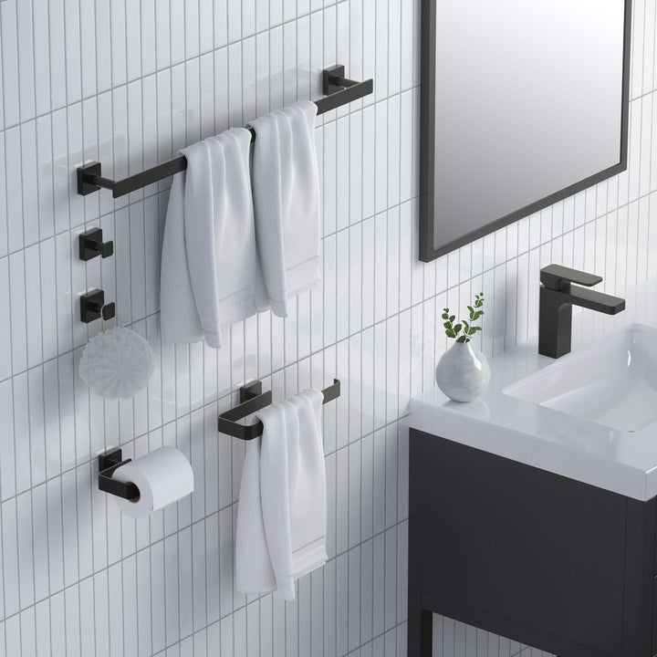 Fusion 5-Piece Bathroom Hardware Set