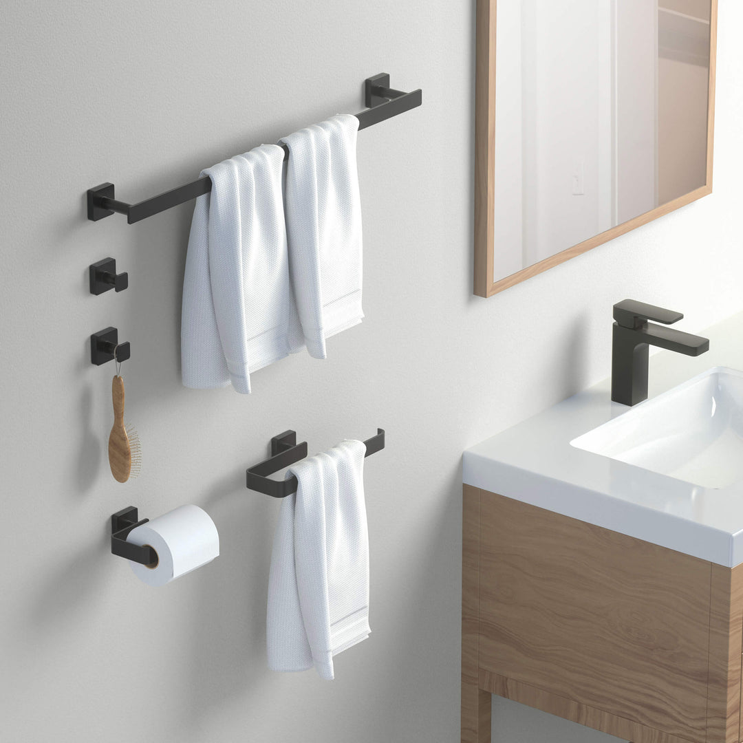 Fusion 5-Piece Bathroom Hardware Set