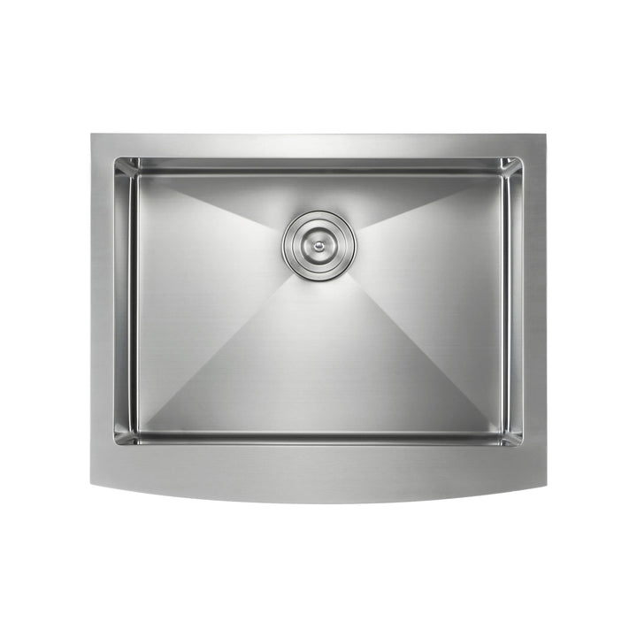 27" Farmhouse Apron Single Bowl Stainless Steel Kitchen Sink