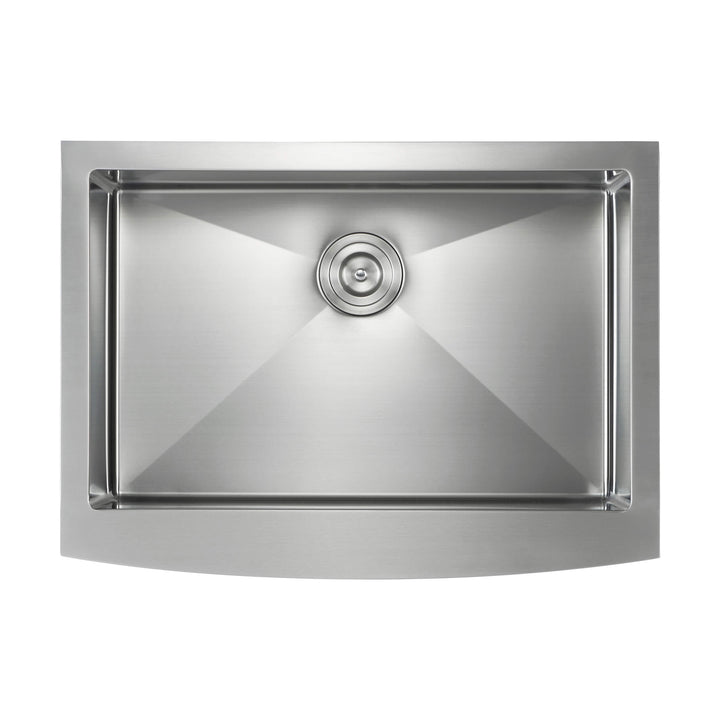 30" Farmhouse Apron Single Bowl Stainless Steel Kitchen Sink