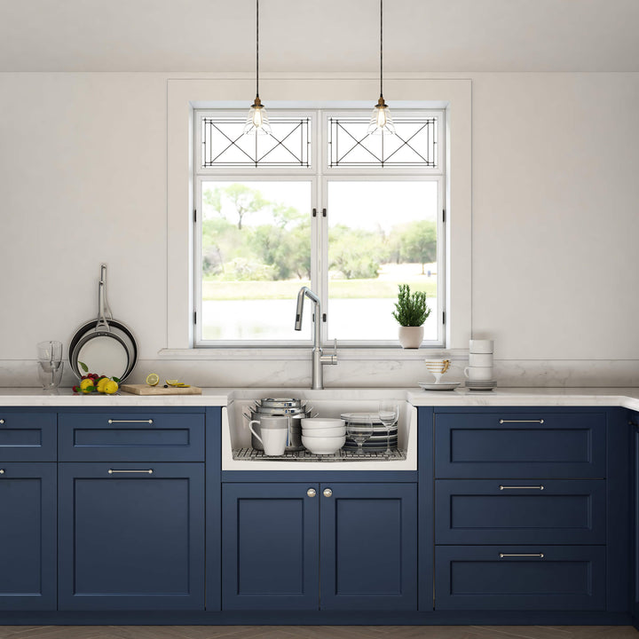 Nova 30" Single Bowl Fireclay Farmhouse Kitchen Sink