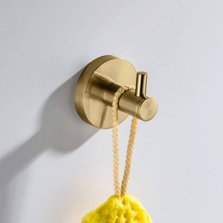 Halo Solid Brass Bathroom Robe Hook