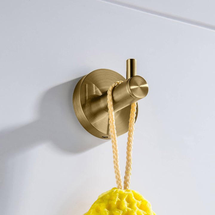 Halo Solid Brass Bathroom Robe Hook