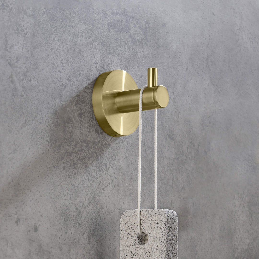 Halo Solid Brass Bathroom Robe Hook
