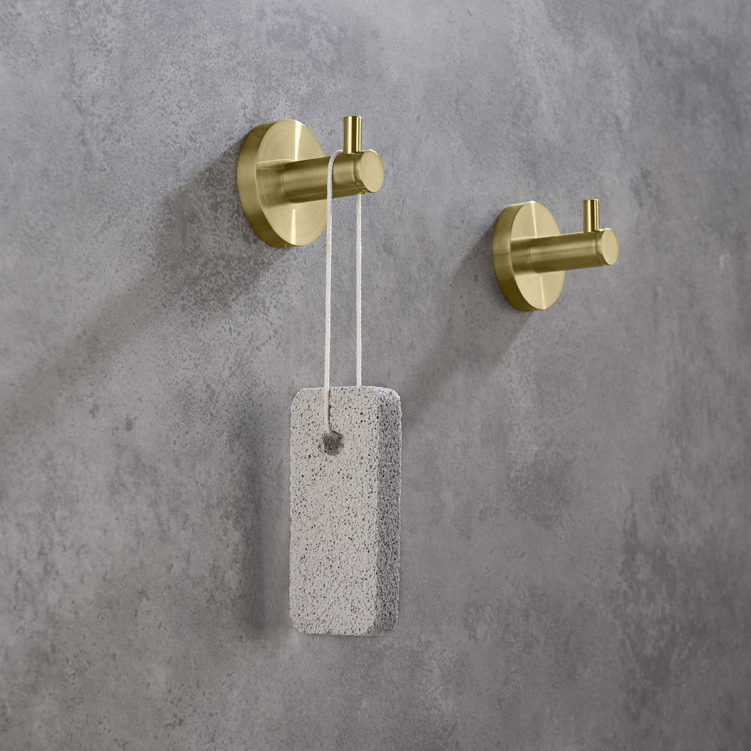 Halo Solid Brass Bathroom Robe Hook