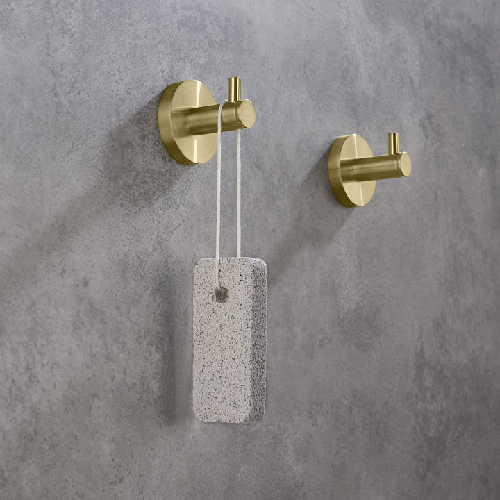 Halo Solid Brass Bathroom Robe Hook