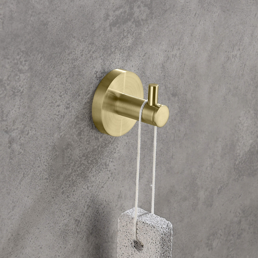 Halo Solid Brass Bathroom Robe Hook