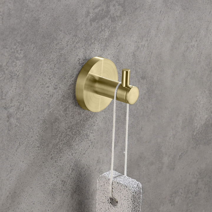 Halo Solid Brass Bathroom Robe Hook