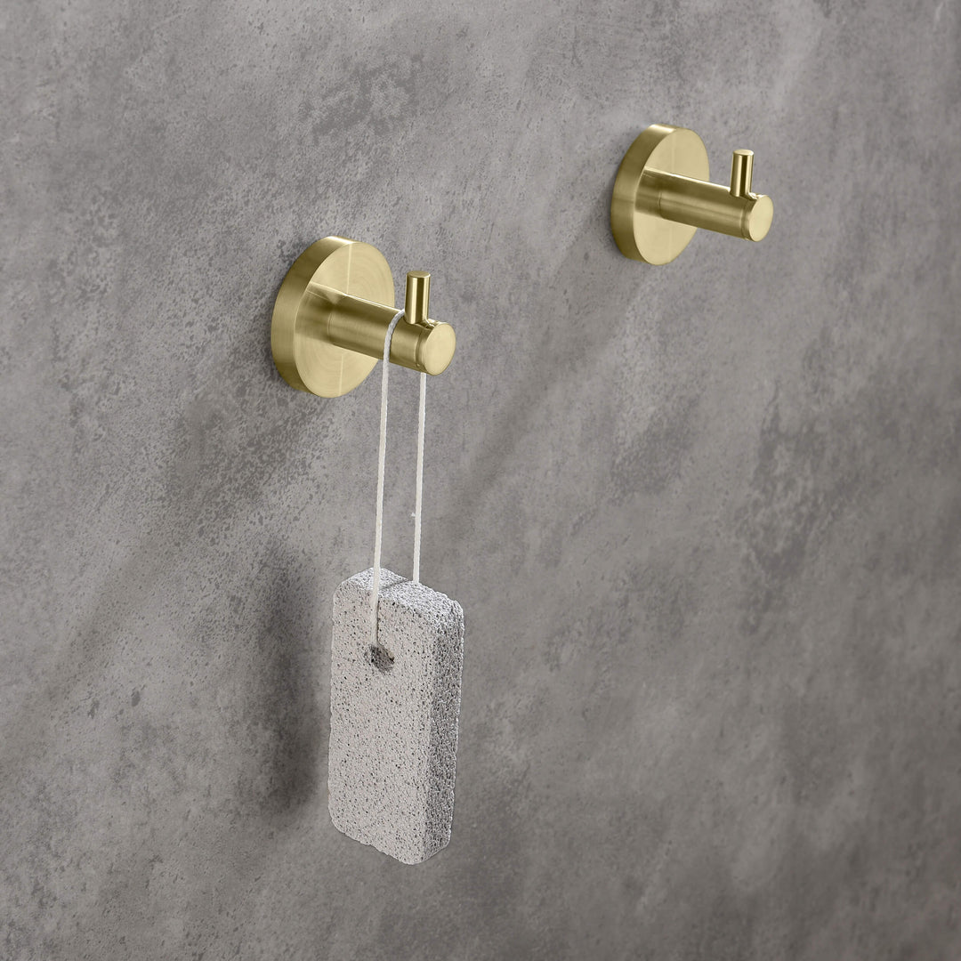 Halo Solid Brass Bathroom Robe Hook