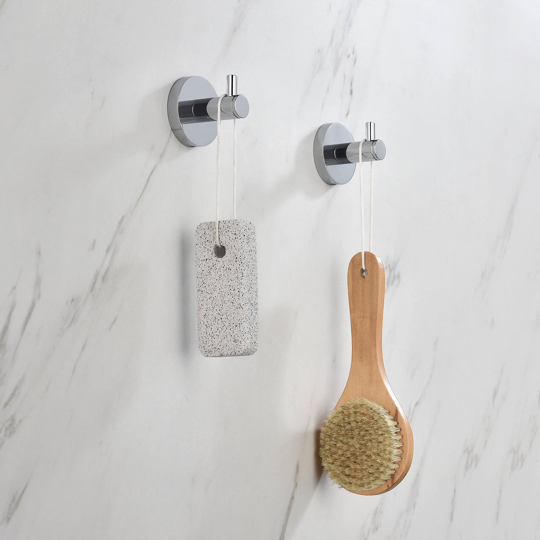 Halo Solid Brass Bathroom Robe Hook