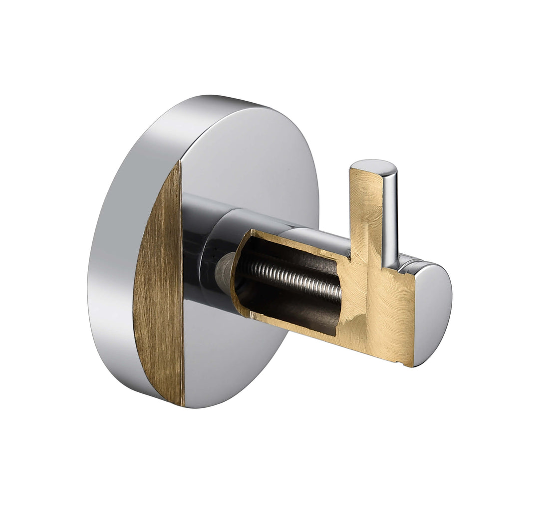 Halo Solid Brass Bathroom Robe Hook