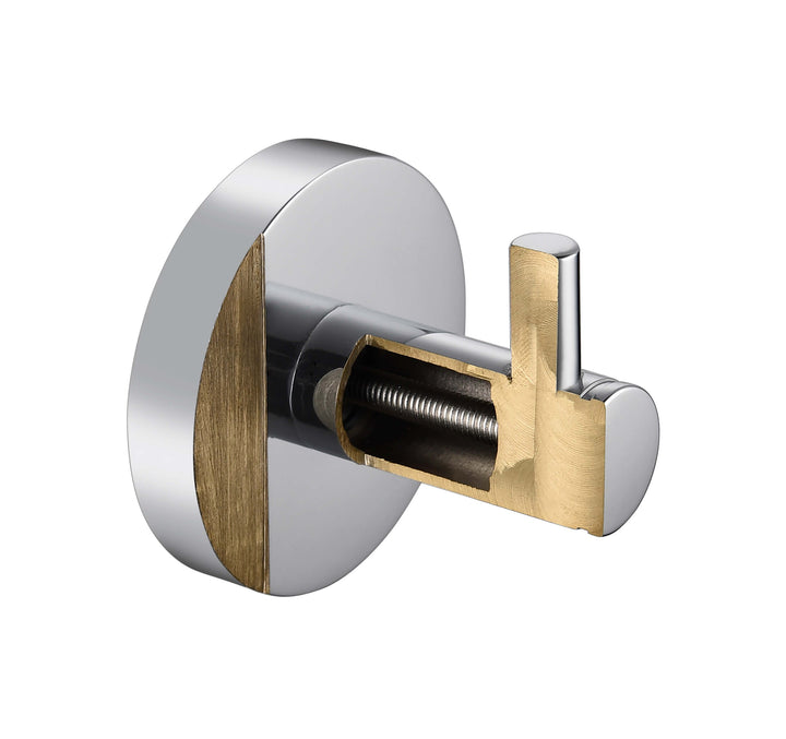 Halo Solid Brass Bathroom Robe Hook