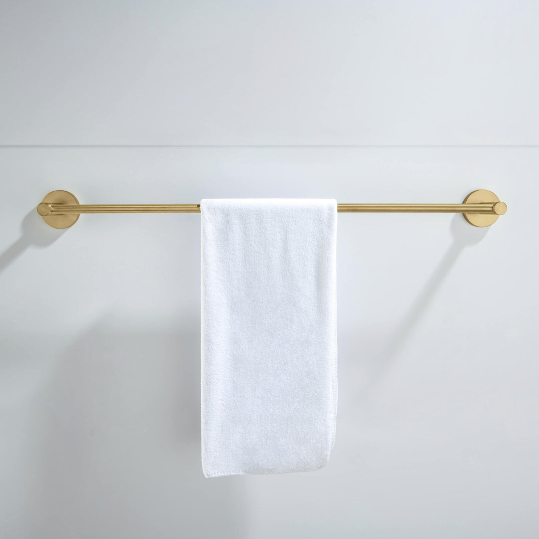 Halo 24" Solid Brass Bathroom Towel Bar