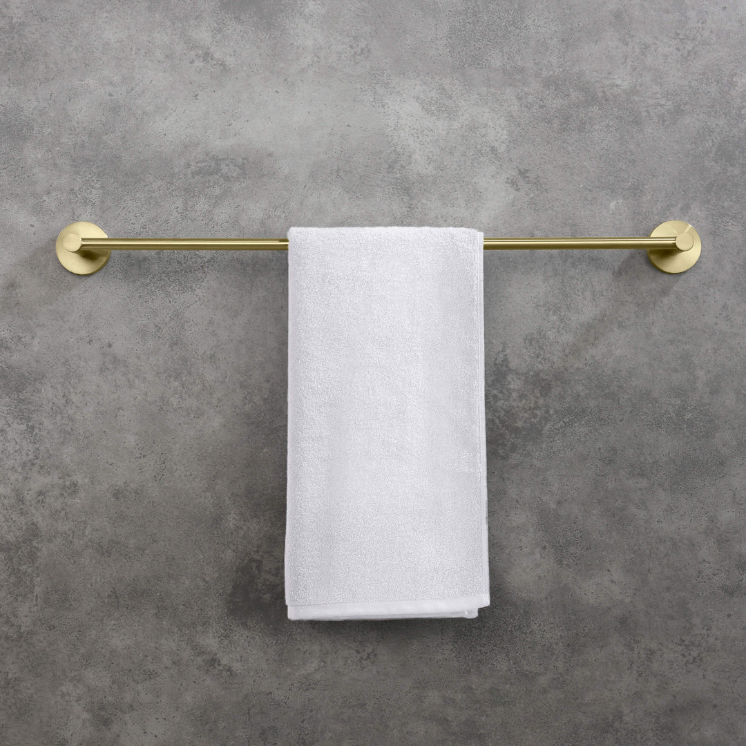 Halo 24" Solid Brass Bathroom Towel Bar