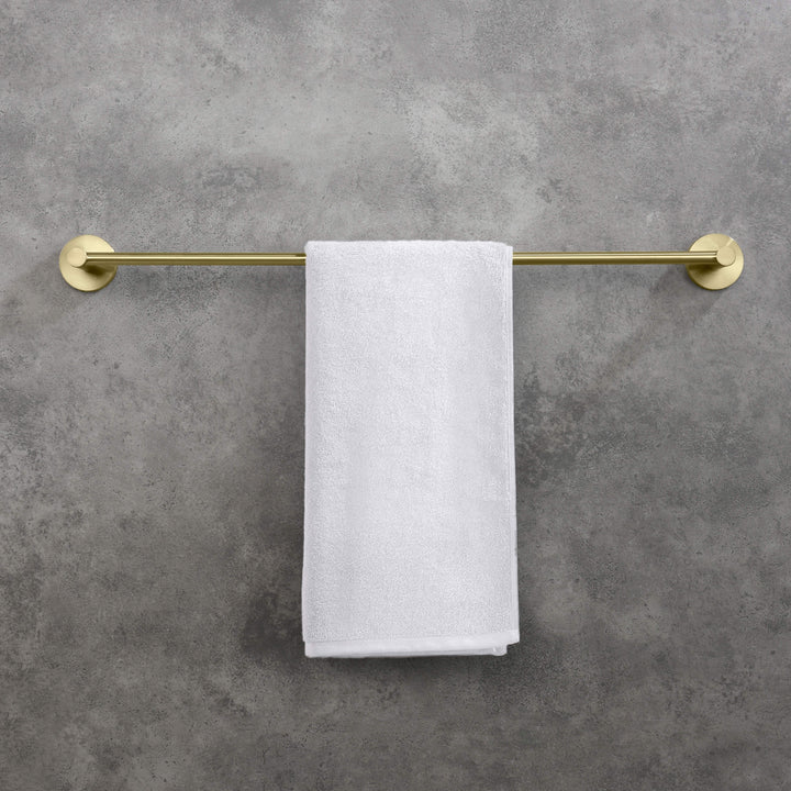 Halo 24" Solid Brass Bathroom Towel Bar