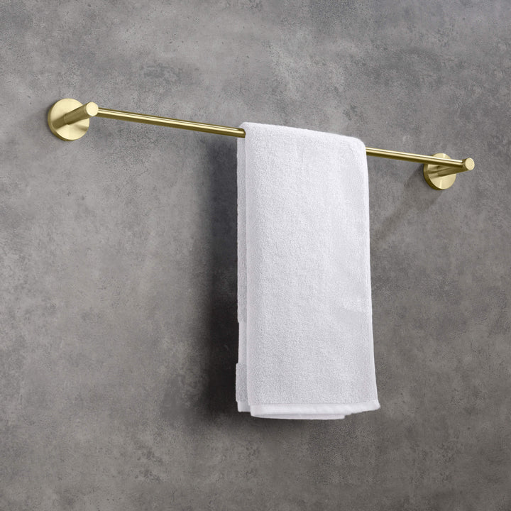 Halo 24" Solid Brass Bathroom Towel Bar