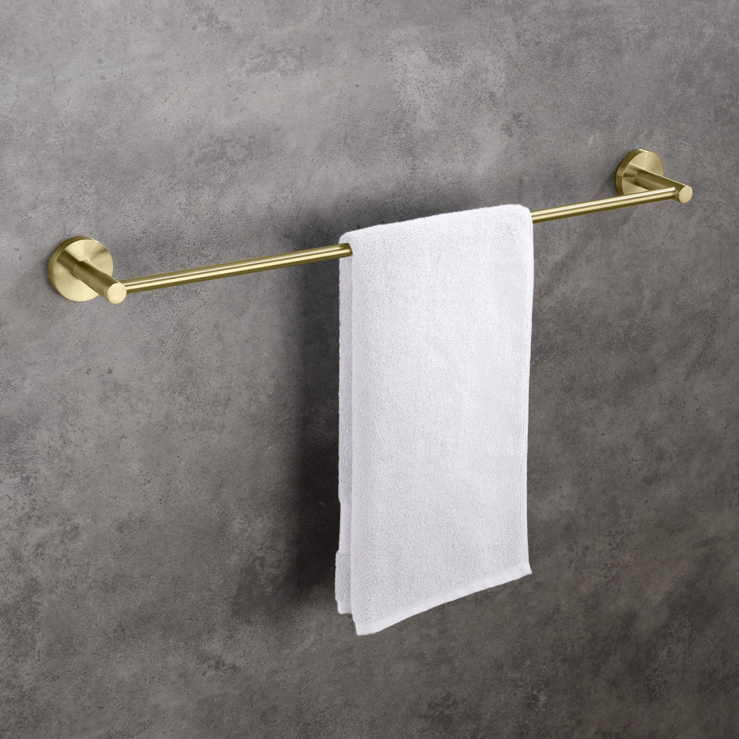Halo 24" Solid Brass Bathroom Towel Bar