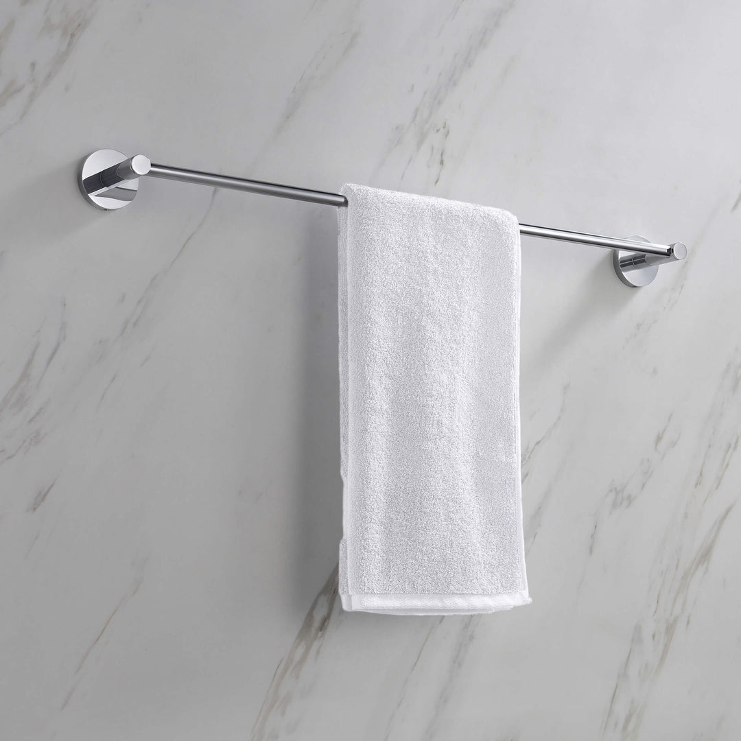 Halo 24" Solid Brass Bathroom Towel Bar