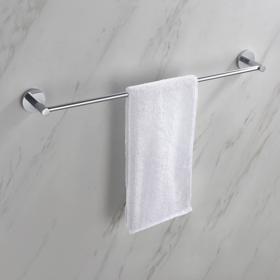 Halo 24" Solid Brass Bathroom Towel Bar