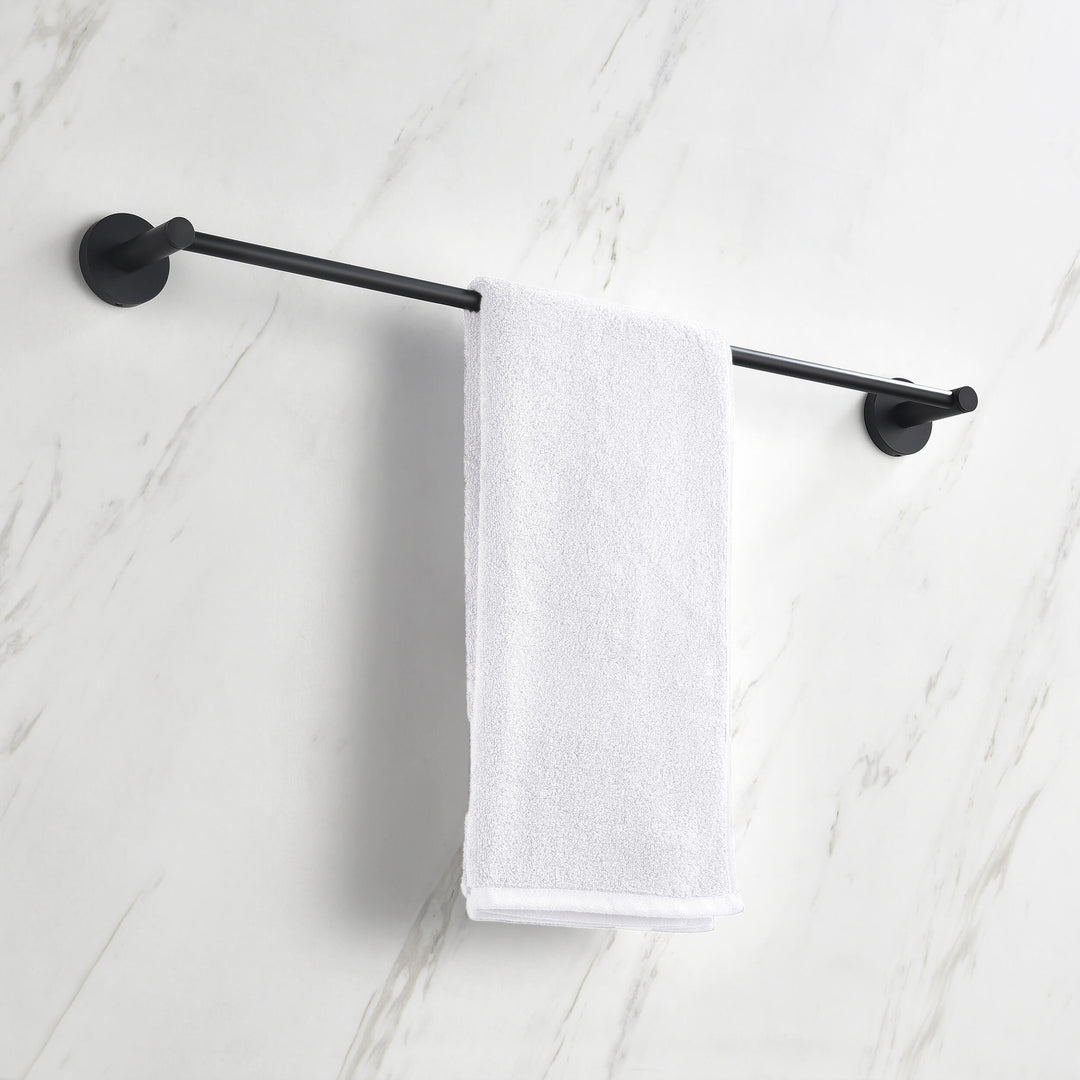 Halo 24" Solid Brass Bathroom Towel Bar