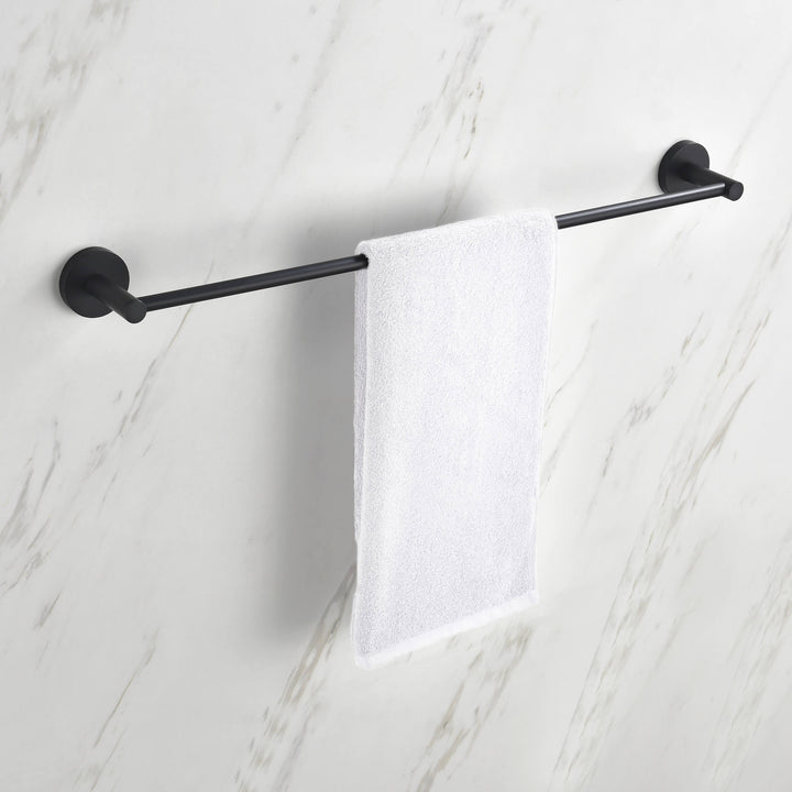 Halo 24" Solid Brass Bathroom Towel Bar