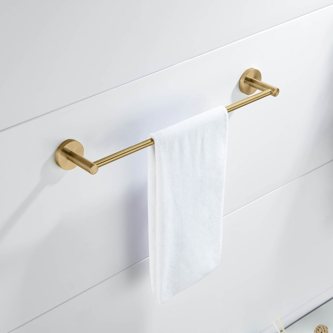 Halo 24" Solid Brass Bathroom Towel Bar