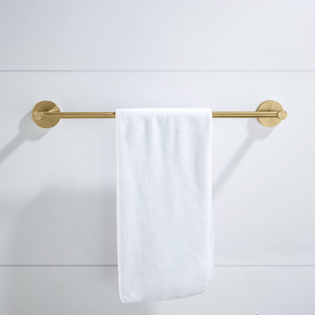 Halo 24" Solid Brass Bathroom Towel Bar