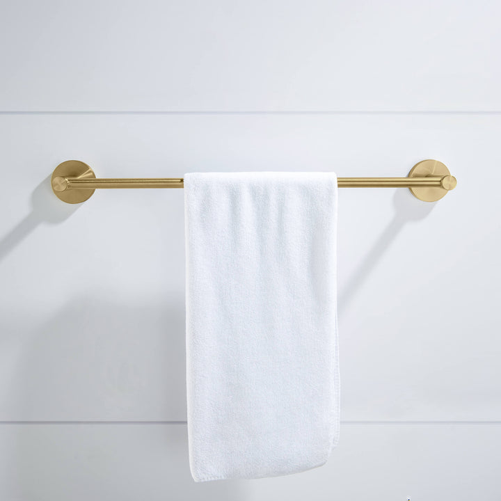 Halo 24" Solid Brass Bathroom Towel Bar