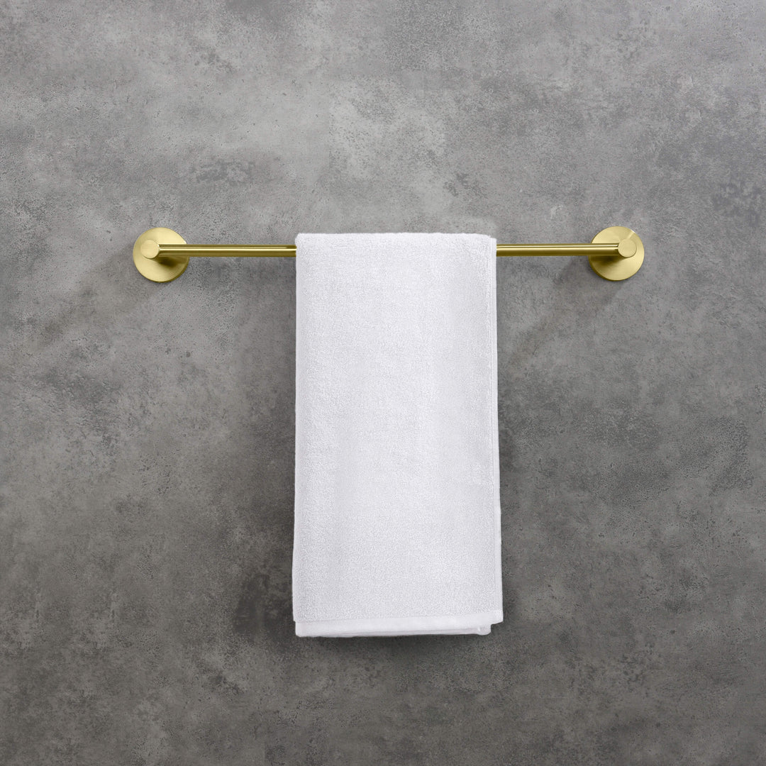 Halo 24" Solid Brass Bathroom Towel Bar